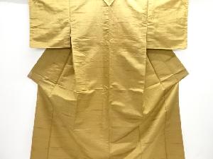 未使用品　霞模様織り出し手織り節紬着物